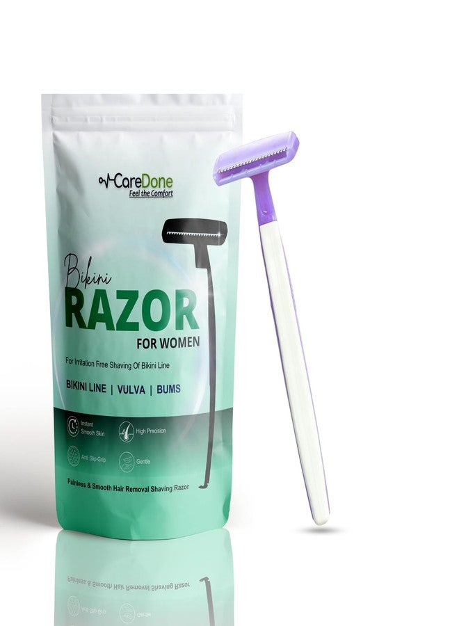 CareDone Bikini Sensitive Hair Removal, 1Pcs Women Razors |Intimate care| Derm Tested|No irritation. (1) - Image 1